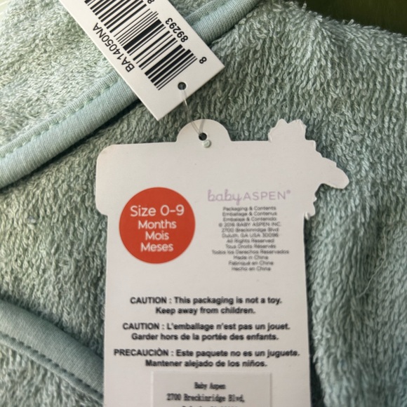 Sweet Teat Spa Robe by Baby Aspen - Picture 5 of 5